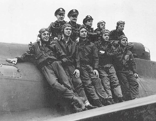 Li'l Audrey's crew that flew 'Vertigo' on her final mission