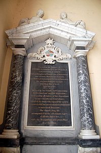 Memorial to Amabel, Countess de Grey of Wrest in the de Grey Mausoleum