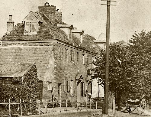 Blacksmith's Forge and Village Shop, Arrington, c1905