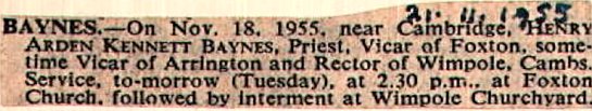Funeral Notice
