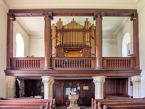 Organ Gallery, St Andrew's Parish Church, Wimpole