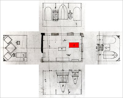 1793 Survey Chicheley Chapel