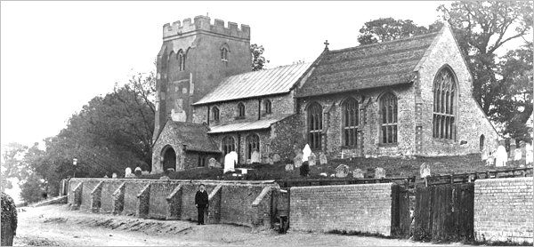 St Andrew's Parish Church, Orwell c1905