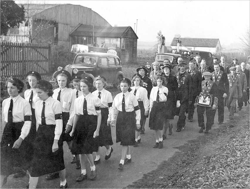 Procession to the Memorial Rededication, c1948