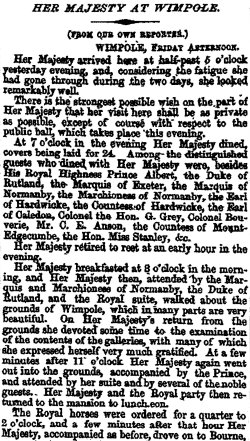 'The Times' 28 October 1843