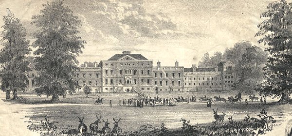 Queen Victoria's arrival at Wimpole Hall