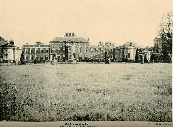 Wimpole Hall c1890, North Front