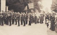 22 June 1911 - Procession to mark the Coronation at Arrington Gates 22 June 1911 - Procession to mark the Coronation at Arrington Gates