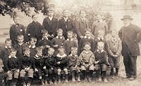 c1900 Schoolboys at Wimpole Village School