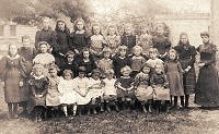 c1900 Schoolgirls at Wimpole Village School