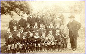 Wimpole Village School - Boy Pupils c1900