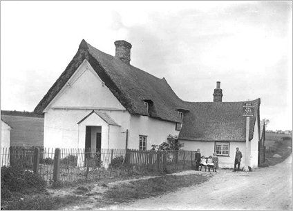The original 'Axe & Compasses' Public House before 1915 The original 'Axe & Compasses' Public House before 1915