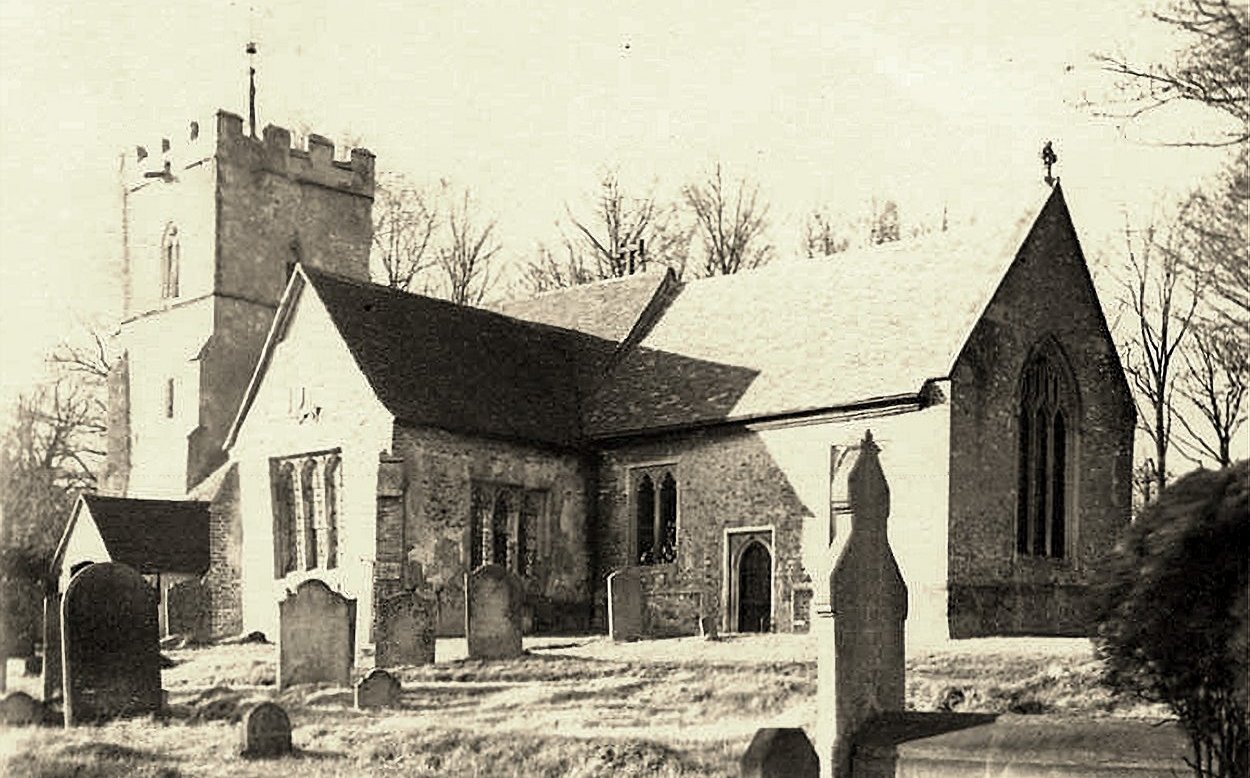 All Saints, Croydon Parish Church, Cambridgeshire (c1906 Postcard)