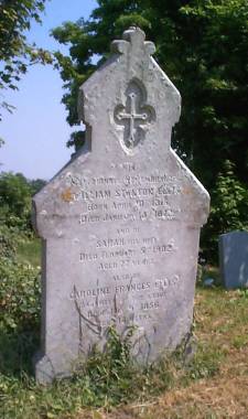 Gravestone in Croydon Churchyard